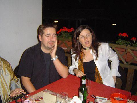 Tobi alias Whyflyby mit seiner zuk�nftigen Exfreundin....