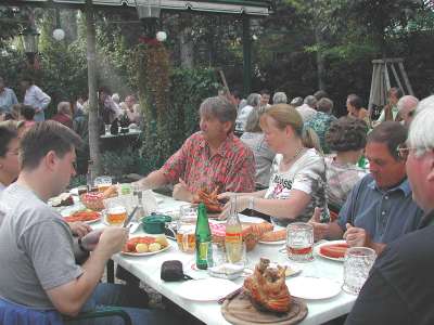 Im Schweizerhaus beim Stelzenessen